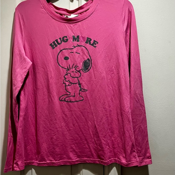 Peanuts hug more nite nite munki munki long sleeve sleepwear top - Picture 11 of 11